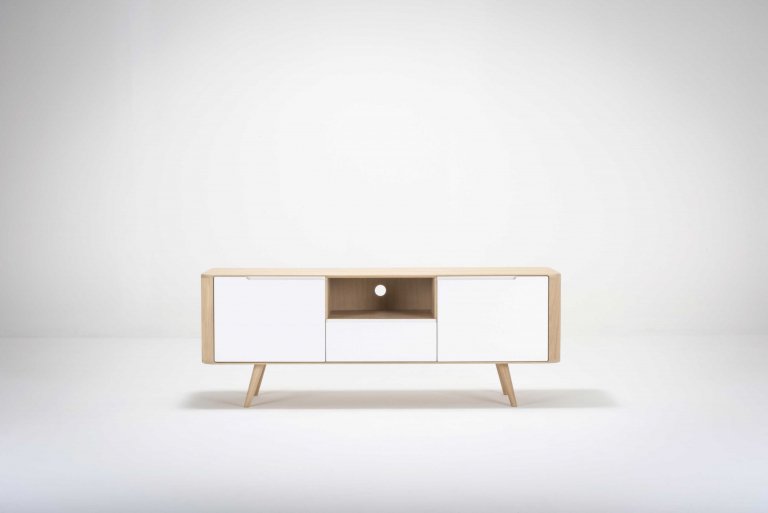 Gazzda Ena dressoir tv-meubel twee 160x42 naturel