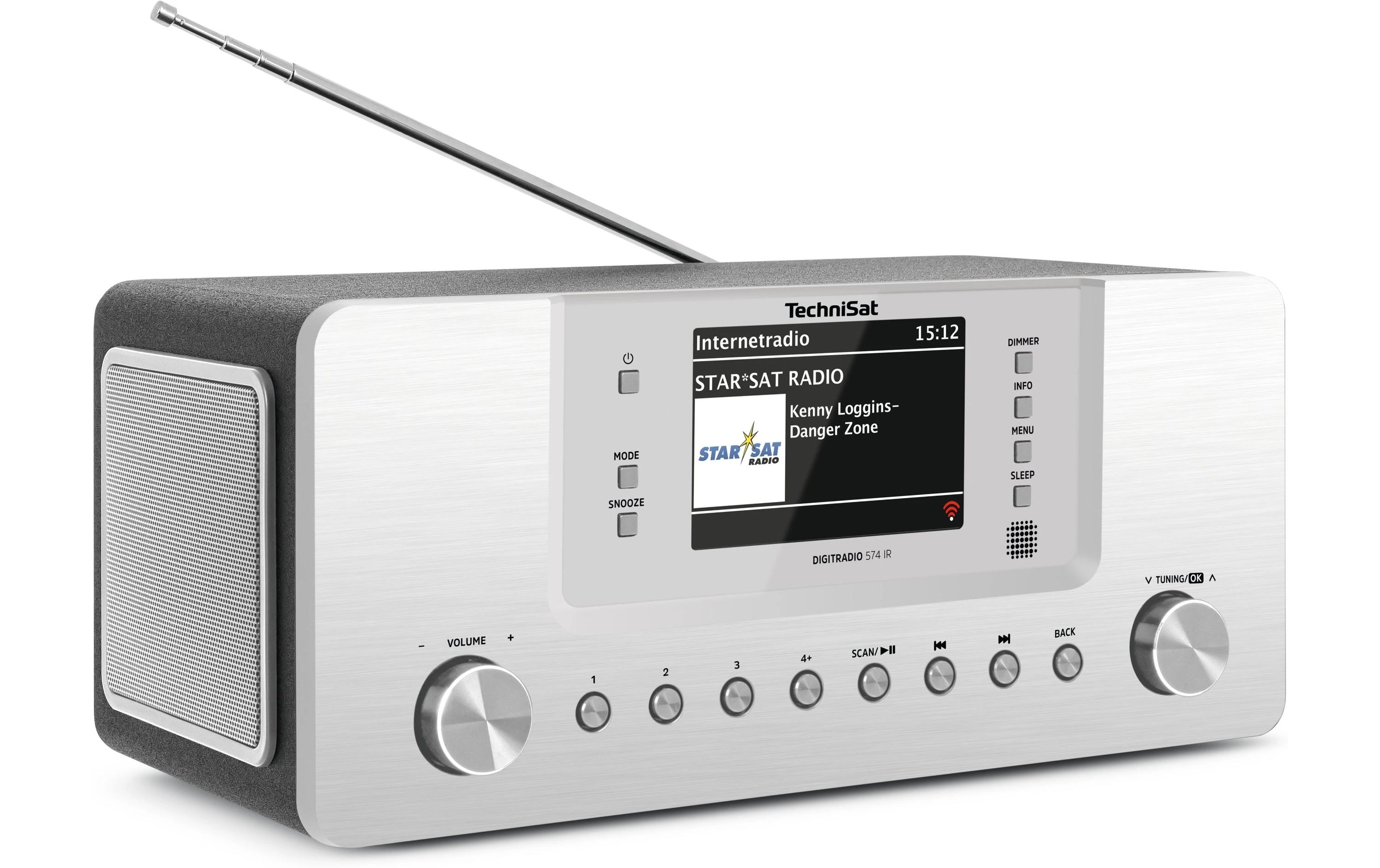 Internet Radio DigitRadio 574 IR Silber<br>Stationäres Internet-Stereoradio