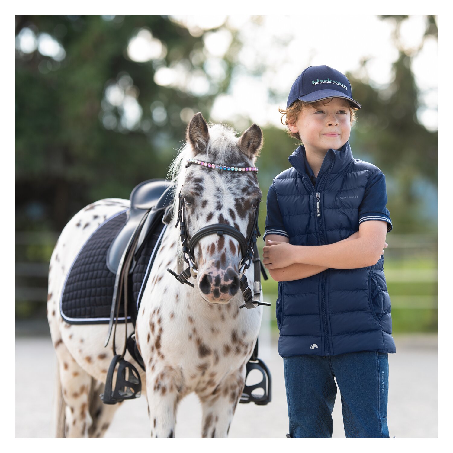 black forest kids Basecap mit Logoprint  - navy - Einheitsgröße