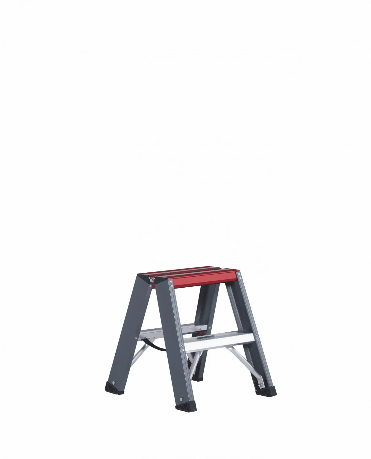 Altrex Falco FDO 2 Dubbele trap - Aluminium met coating - 2 x 2 treden - max. werkhoogte 2.45 m.
