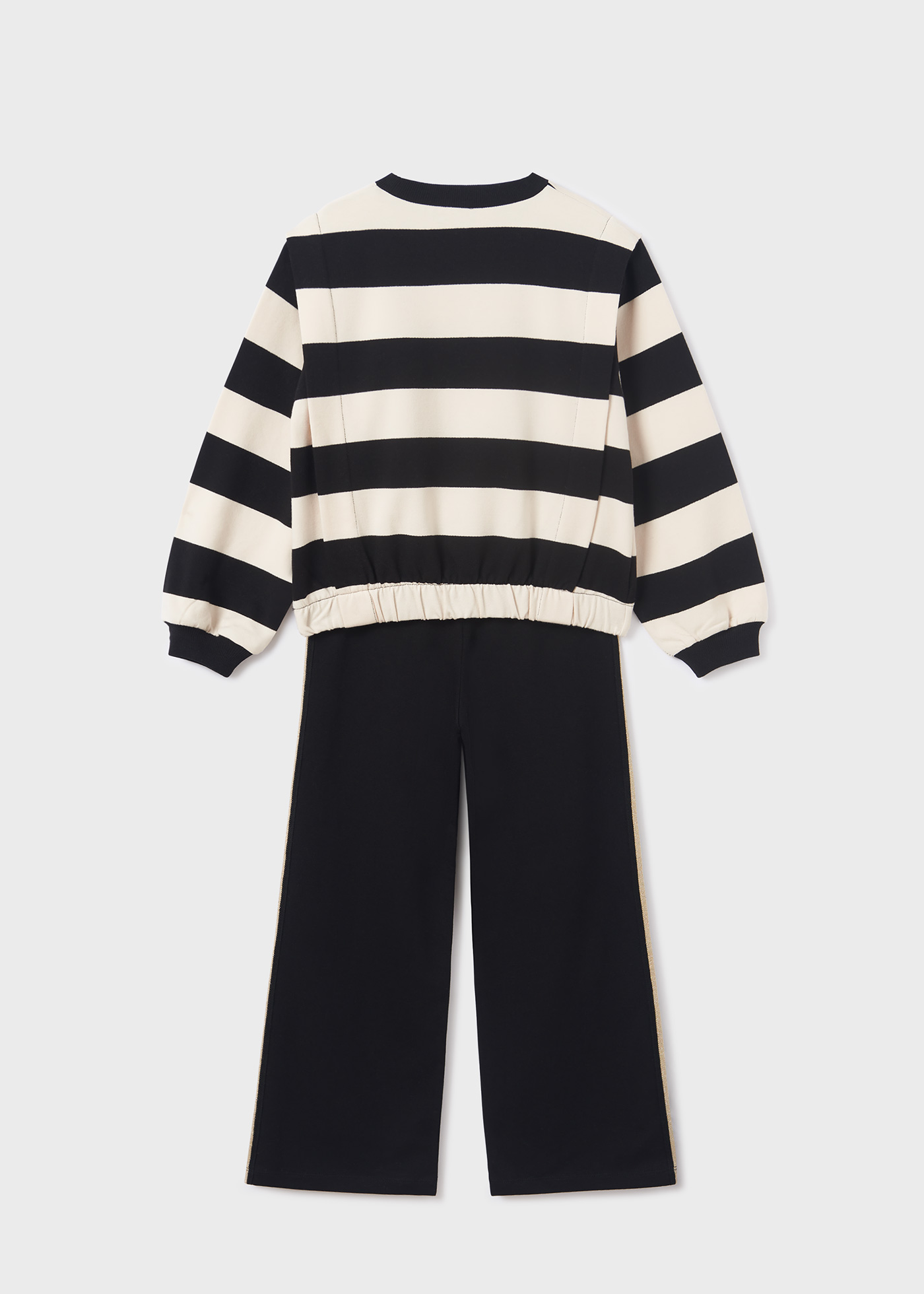 Conjunto de algodão de alta qualidade com duas peças para meninas.