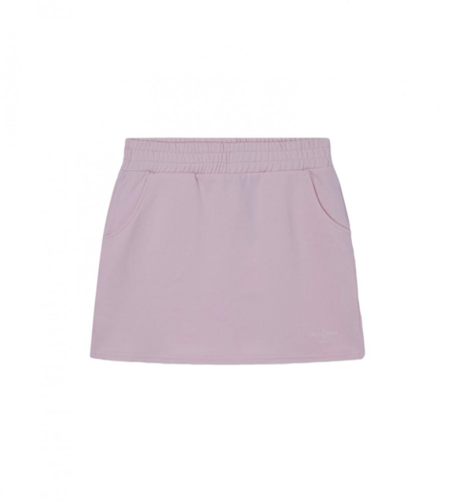 Saia rosa de gelatina Pepe Jeans