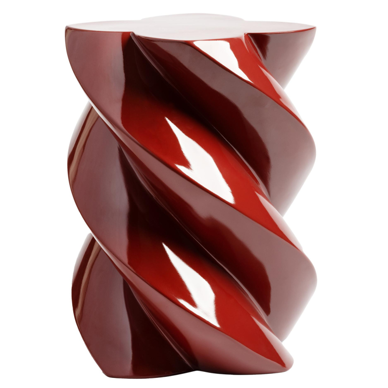 &klevering Marshmallow bijzettafel Ø29x39,5 Burgundy