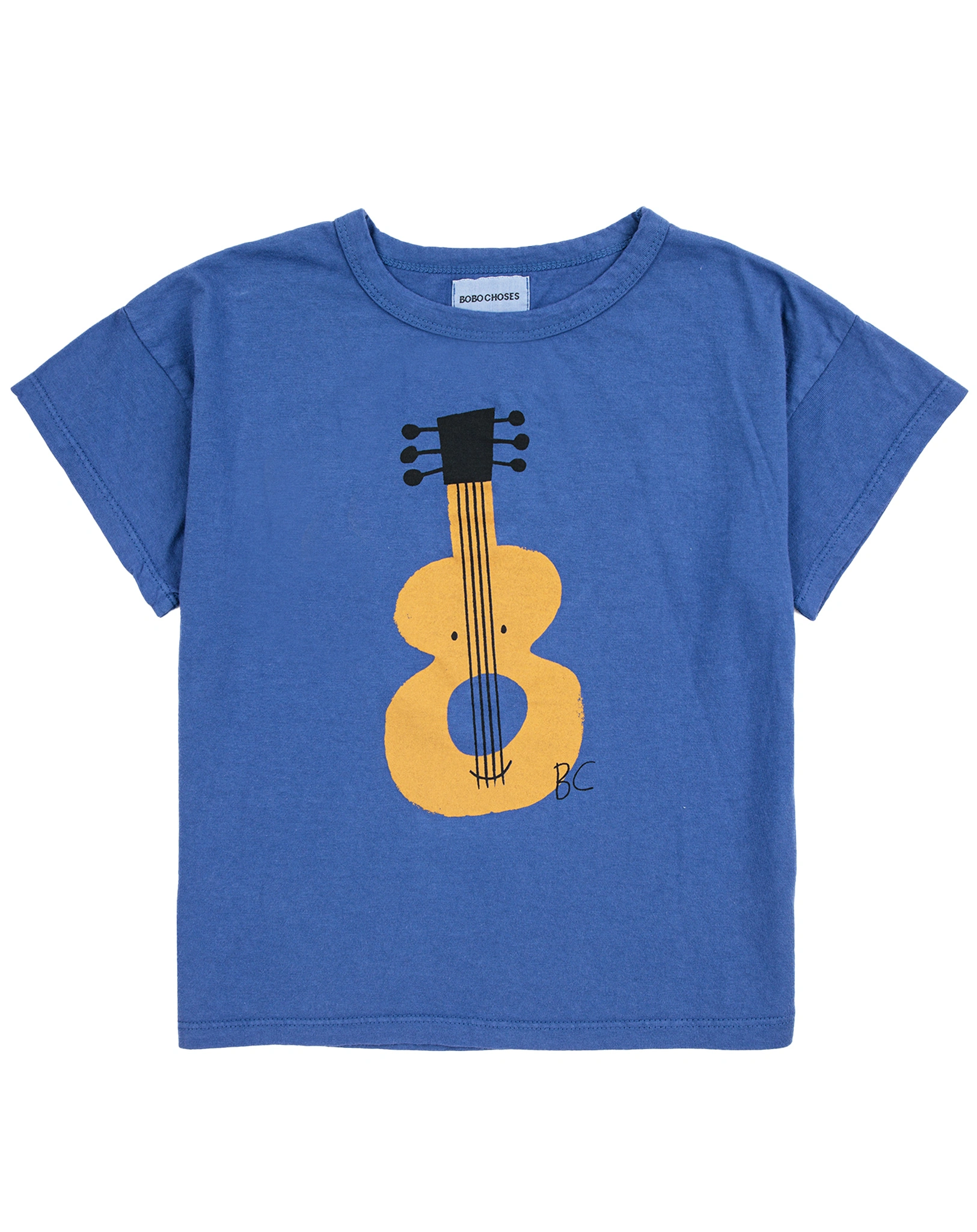 T-Shirt ACOUSTIC GUITAR in navy blue