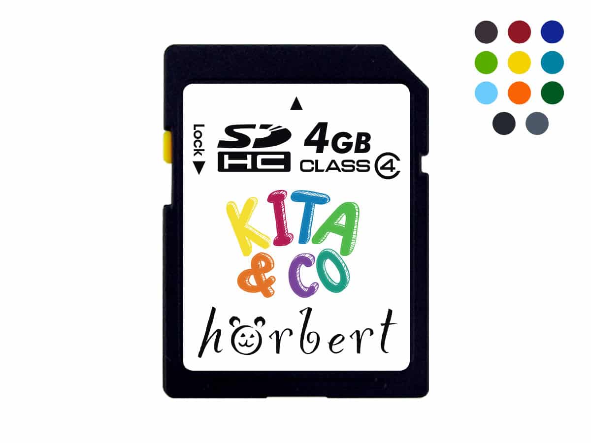 Speicherkarte für hörbert – KITA & Co