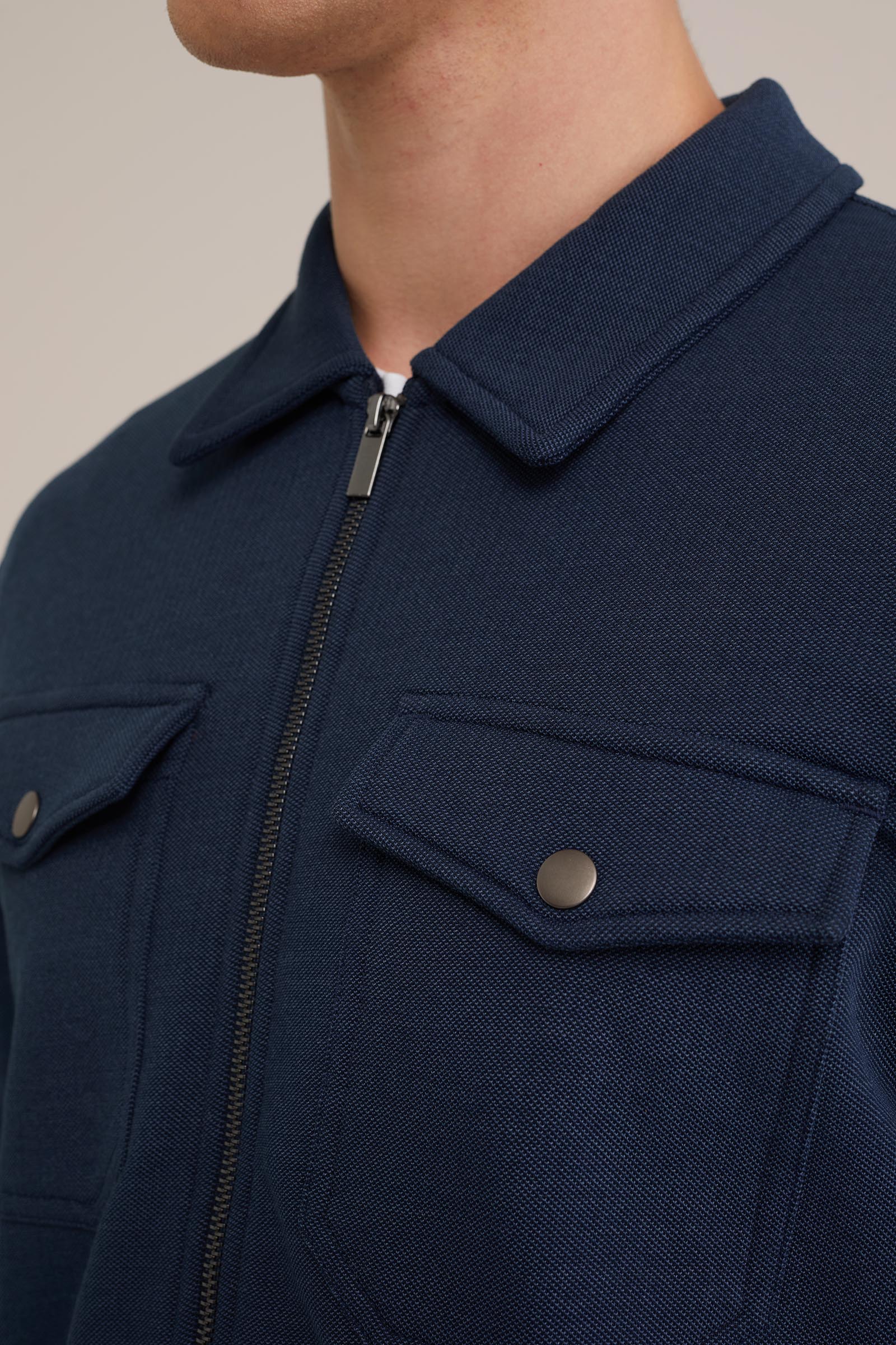vest WE Fashion Donkerblauw