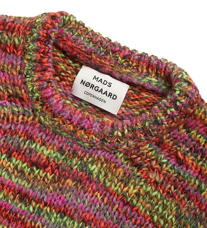 Mads Nørgaard Bluse - Acryl/Wolle - Kollina - Multi Neon-Orange
