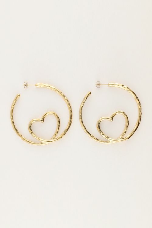 Statement oorringen met hart