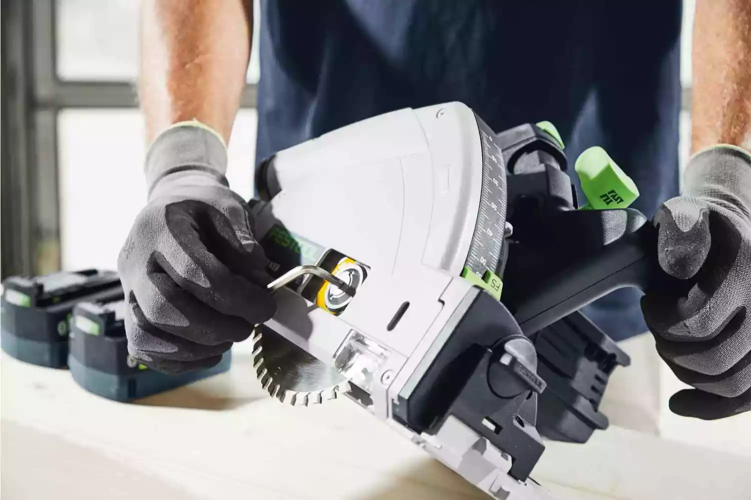 Festool TSC 55 KEB-Basic 18V Li-Ion accu invalcirkelzaag body in systainer - 160mm