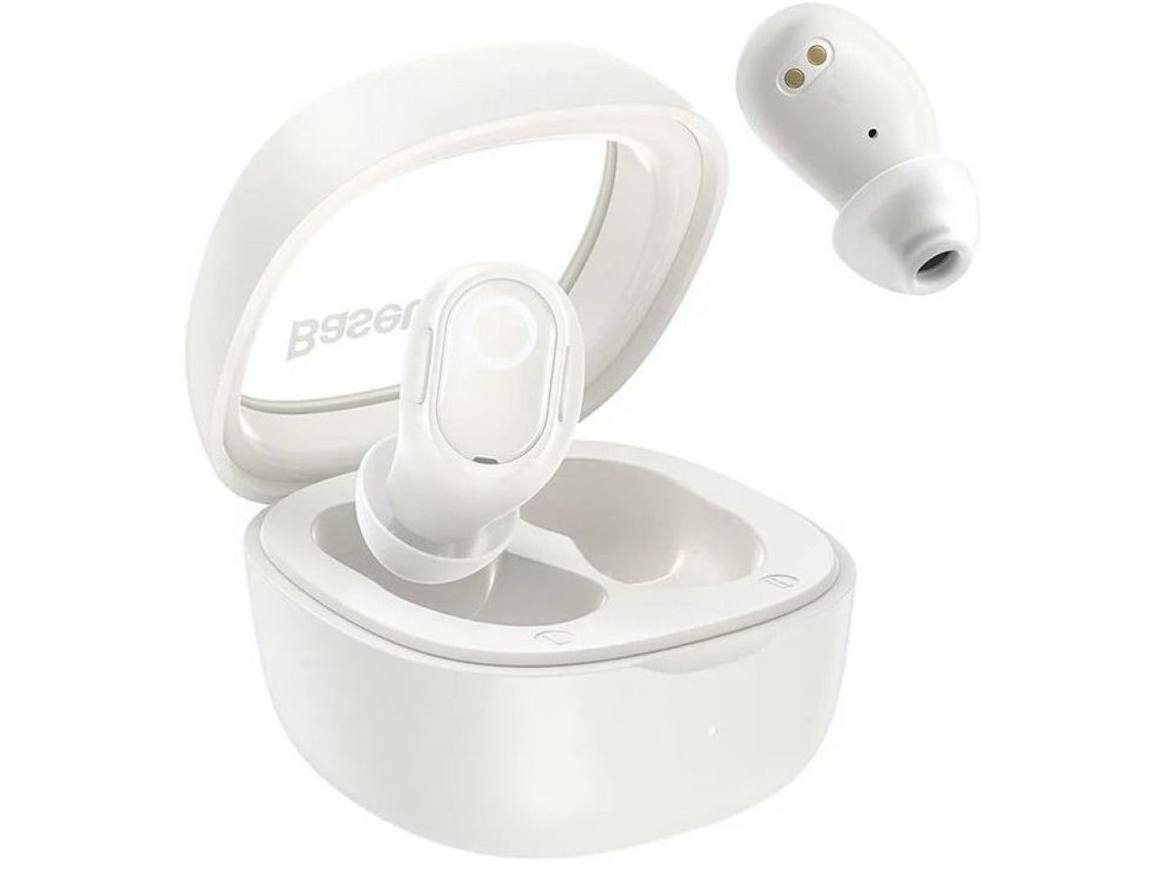 AURICULARES BASEUS BOWIE WM02 TWS BRANCO C/CAIXA