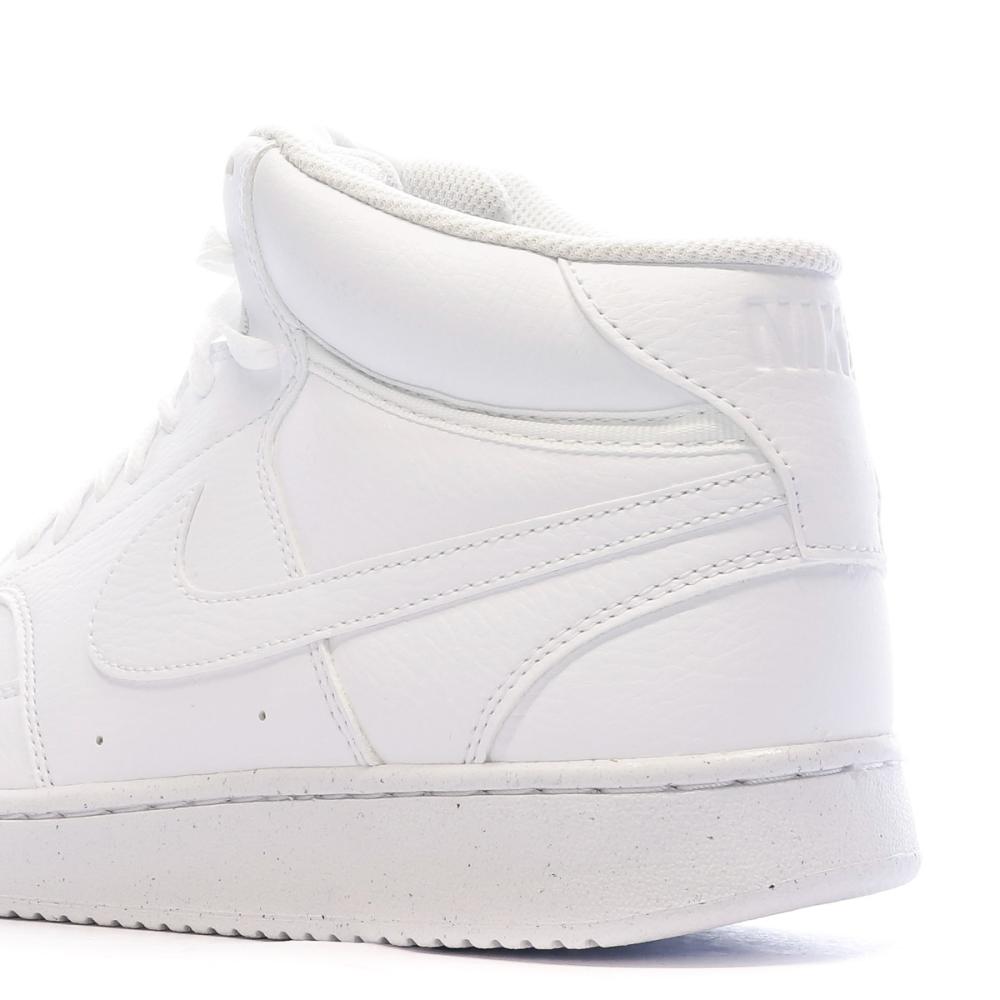 Nike Baskets Blanches Homme Nike Court Vision Mid