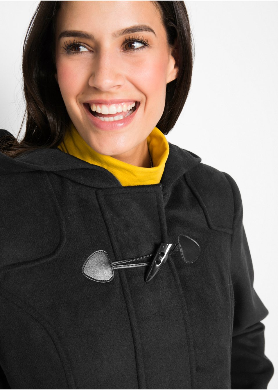 Manteau duffle-coat en laine