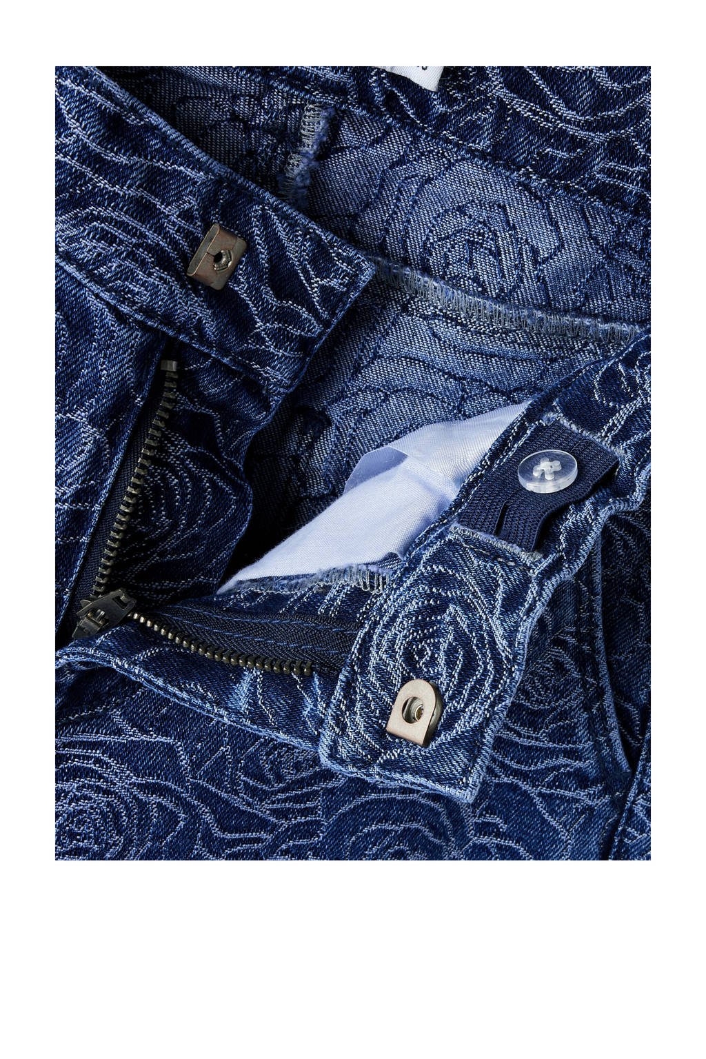 NAME IT KIDS wide leg jeans dark blue denim