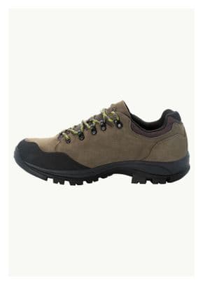 Chaussures de Randonnée Jack Wolfskin Rebellion Texapore Kaki