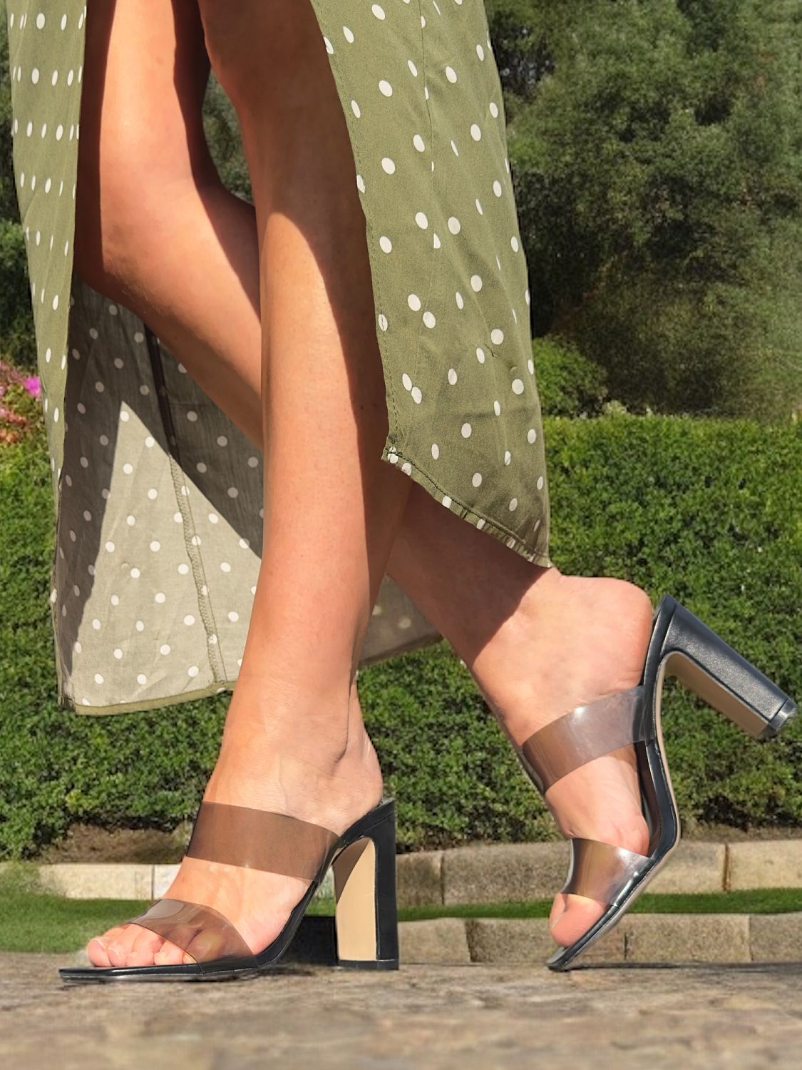 Duffy Transparent Sandal
