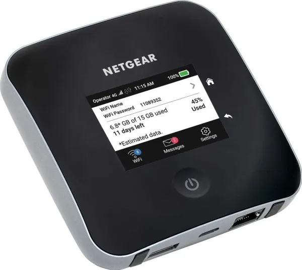 NETGEAR Nighthawk M2 Mobile Router - Mobilt hotspot - 4G LTE Advanced - 1 Gbps - 1GbE, Wi-Fi 5