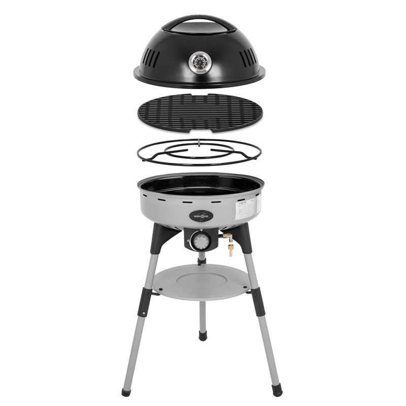 Devil BBQruiser HT Roundgrid 50 draagbare gasbarbecue