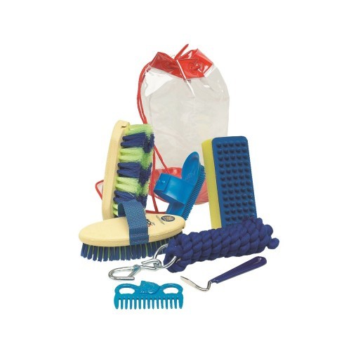 Kit de limpeza para cavalos Wickedly Wild, azul