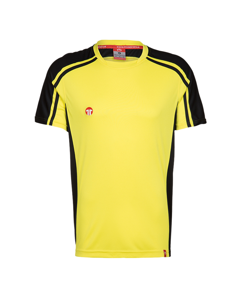 11teamsports Clásico Trikot Gelb Schwarz F70