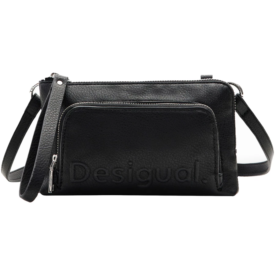 Desigual Half Logo 24 Lisa - Umhängetasche 20 cm black