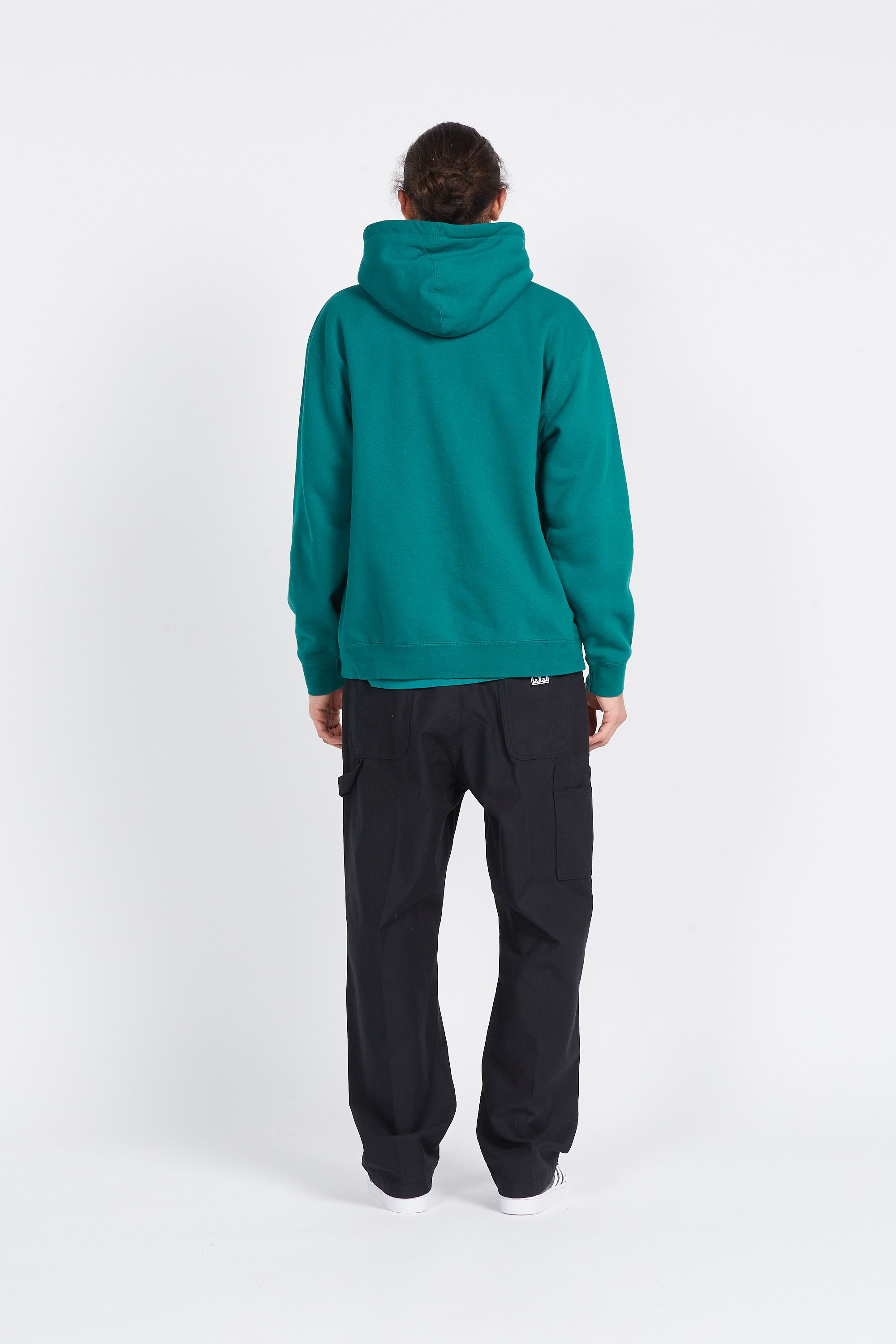 OBEY Hoodie ICON EMBROIDRED HOOD Vert