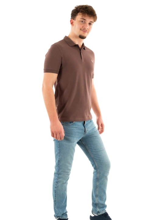 Polos fred perry plain u85 brick/warm grey