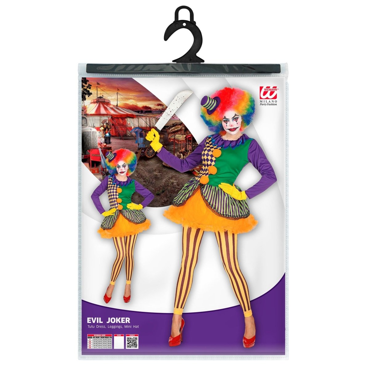 Joker Kostuum Dames 3 delig