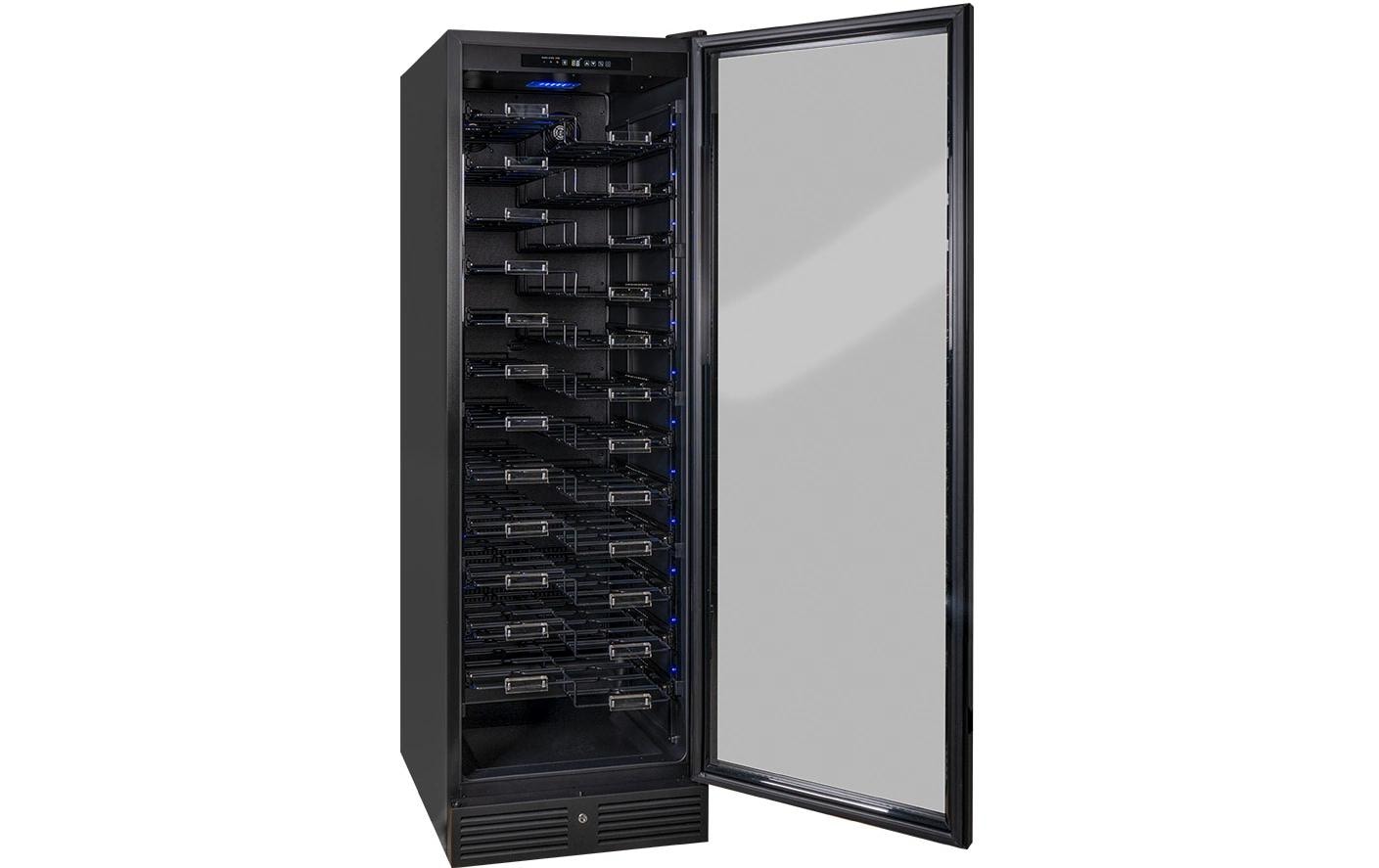 Weinklimaschrank WKZ 150 Schwarz, Rechts, Wechselbar<br>Weintemperierschrank