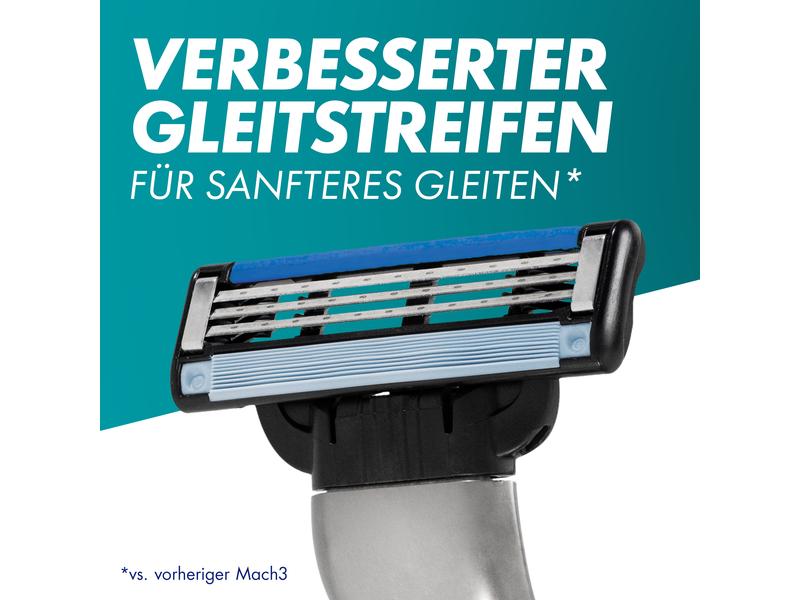 Gillette Rasierer Mach3   8 Klingen Nassrasierer für Herren mit Ersatzklingen