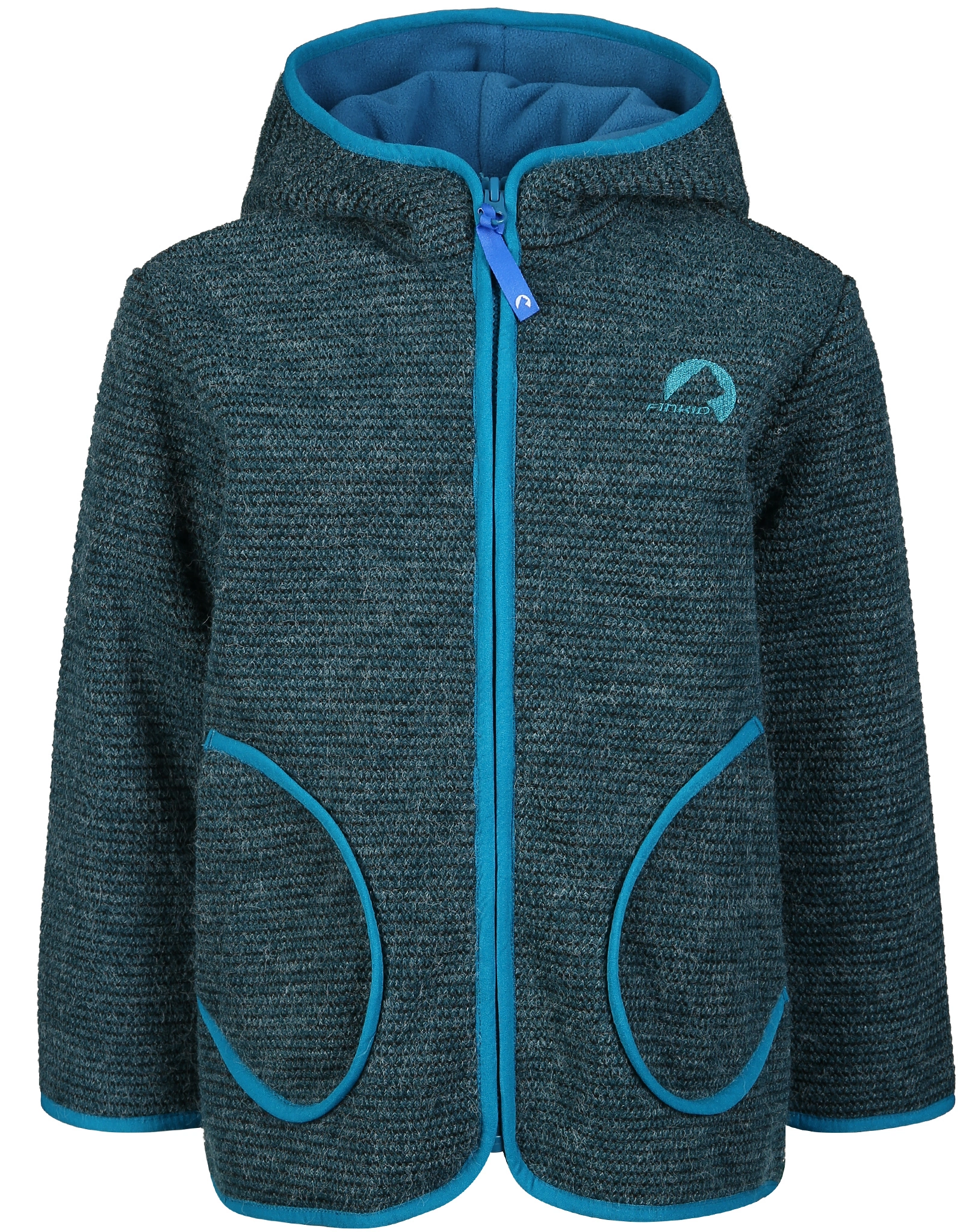 Strick-Softshelljacke TONTTU WIND in green melange