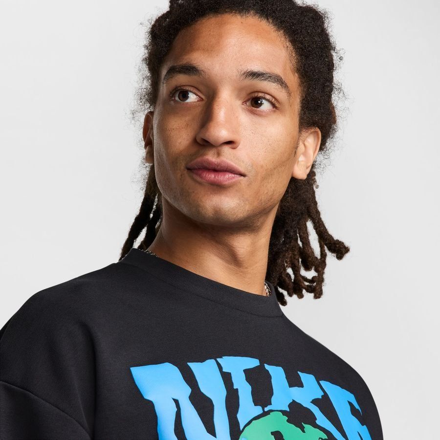 Nike Haut Running Dri-FIT Run Energy Fleece - Noir/Blanc