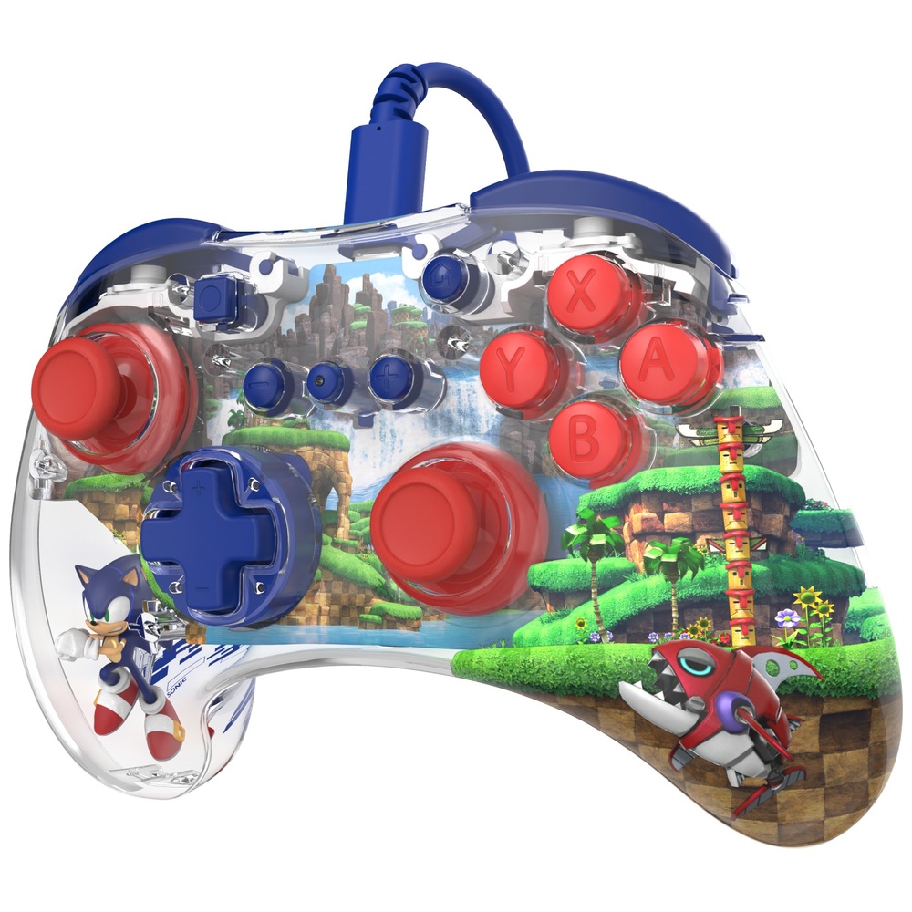 PDP Gaming Nintendo Switch Wired REALMz™ Controller - Sonic Green Hill Zone