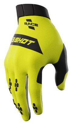 Gants Adultes Shot Race Jaune fluo
