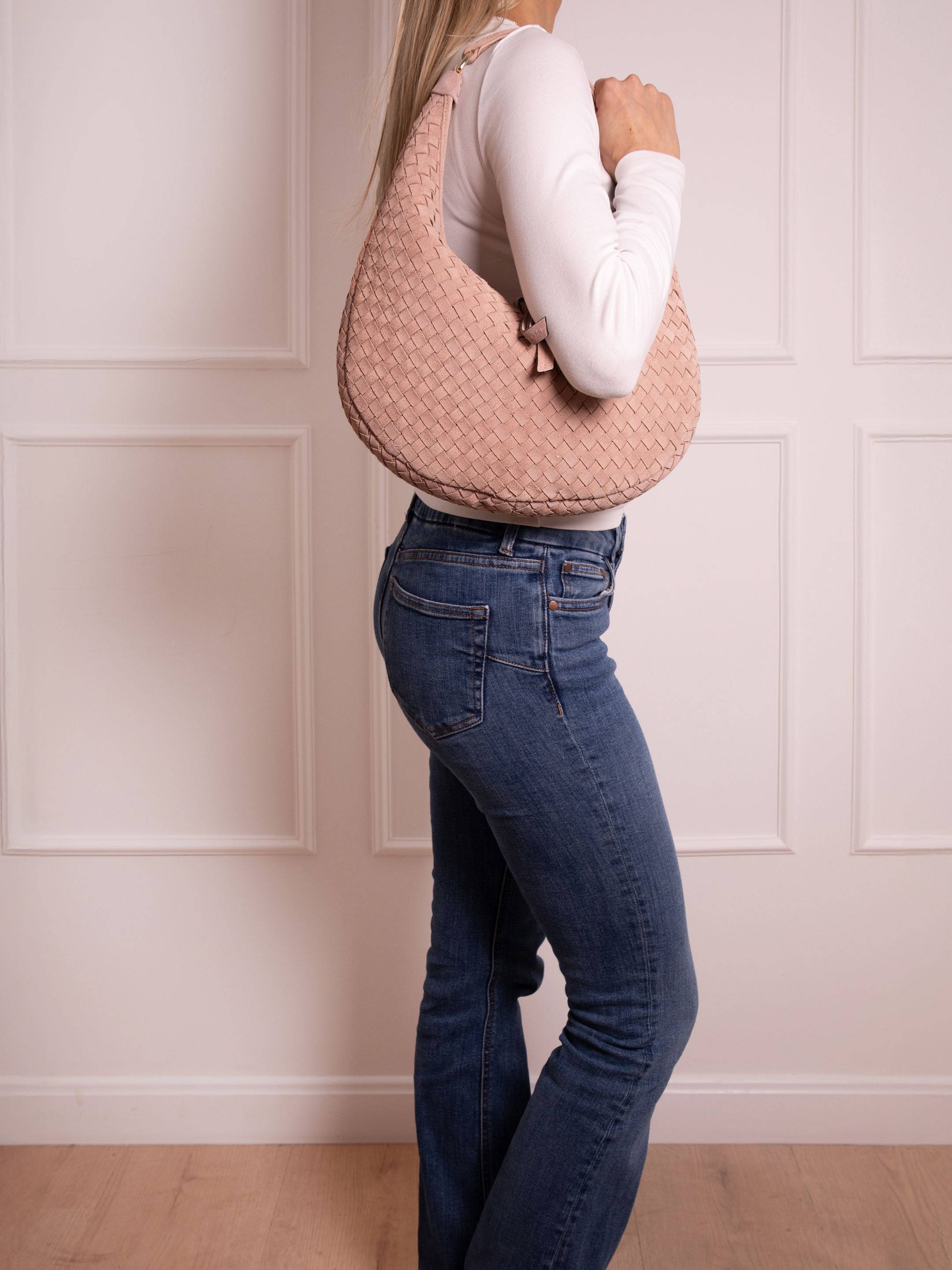 Hobo NANA small Leather Suede weaving Standard