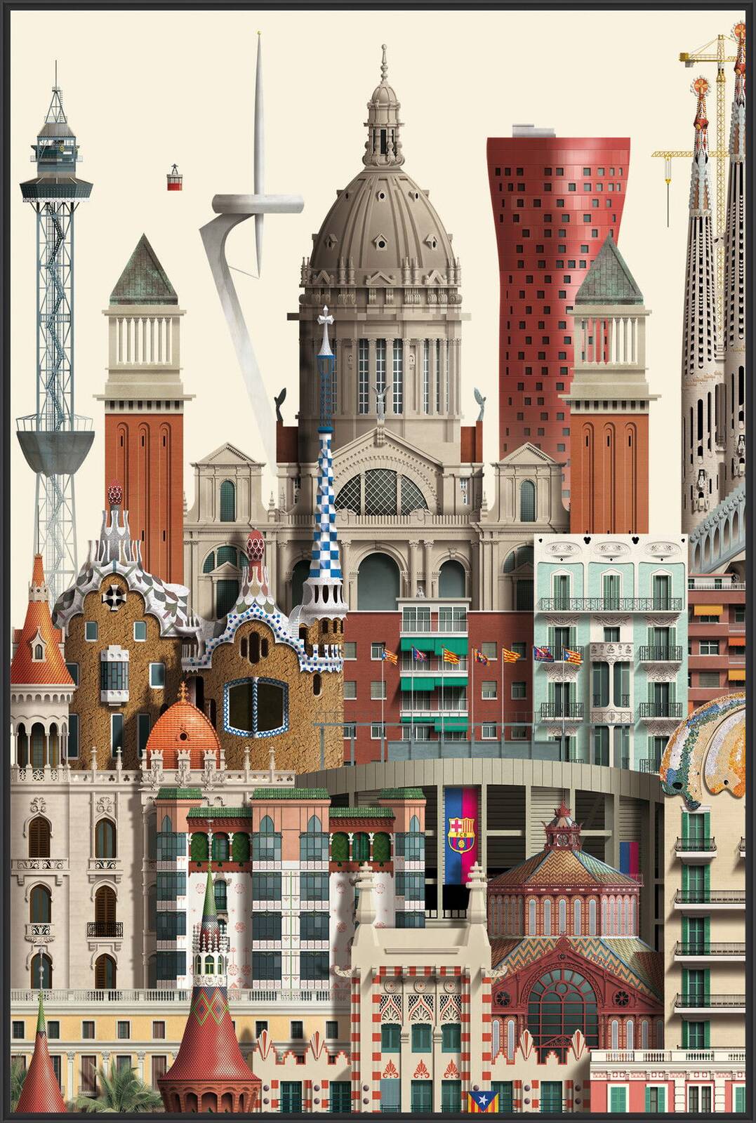 Barcelona by Martin Schwartz - Open Edition.