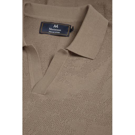 Matinique Polo T-shirt, Walnut, S