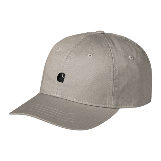 Carhartt WIP Madison Logo Cap, Fleur De Sel/Black, One size