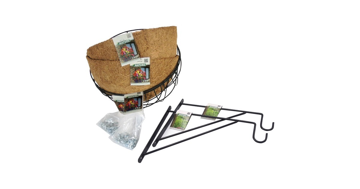 NatureHangmand plantenbak  (Donkergrijs)