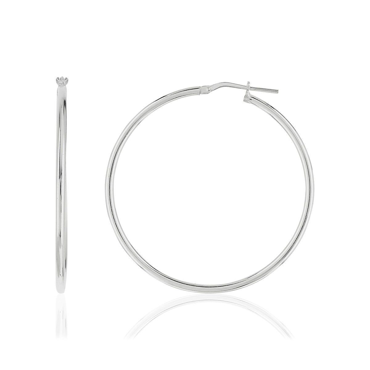 Créoles argent 925 43.7 mm