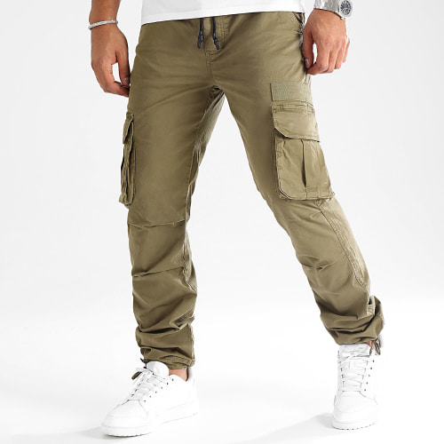 Pantalon Cargo 0376 Vert Kaki