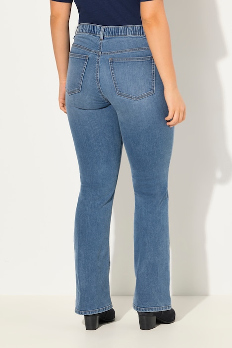 Bootcut-Jeans Marie, weites Bein, 5-Pocket-Schnitt
