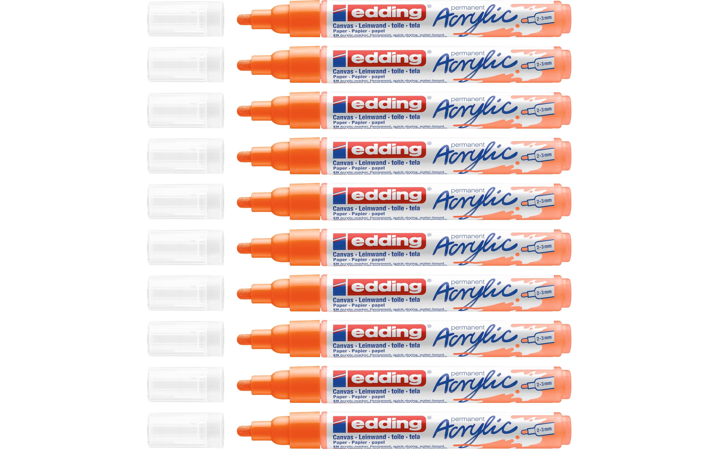 Acrylmarker 5100 Medium, NeonorangeSchnelltrocknende Acrylstifte
