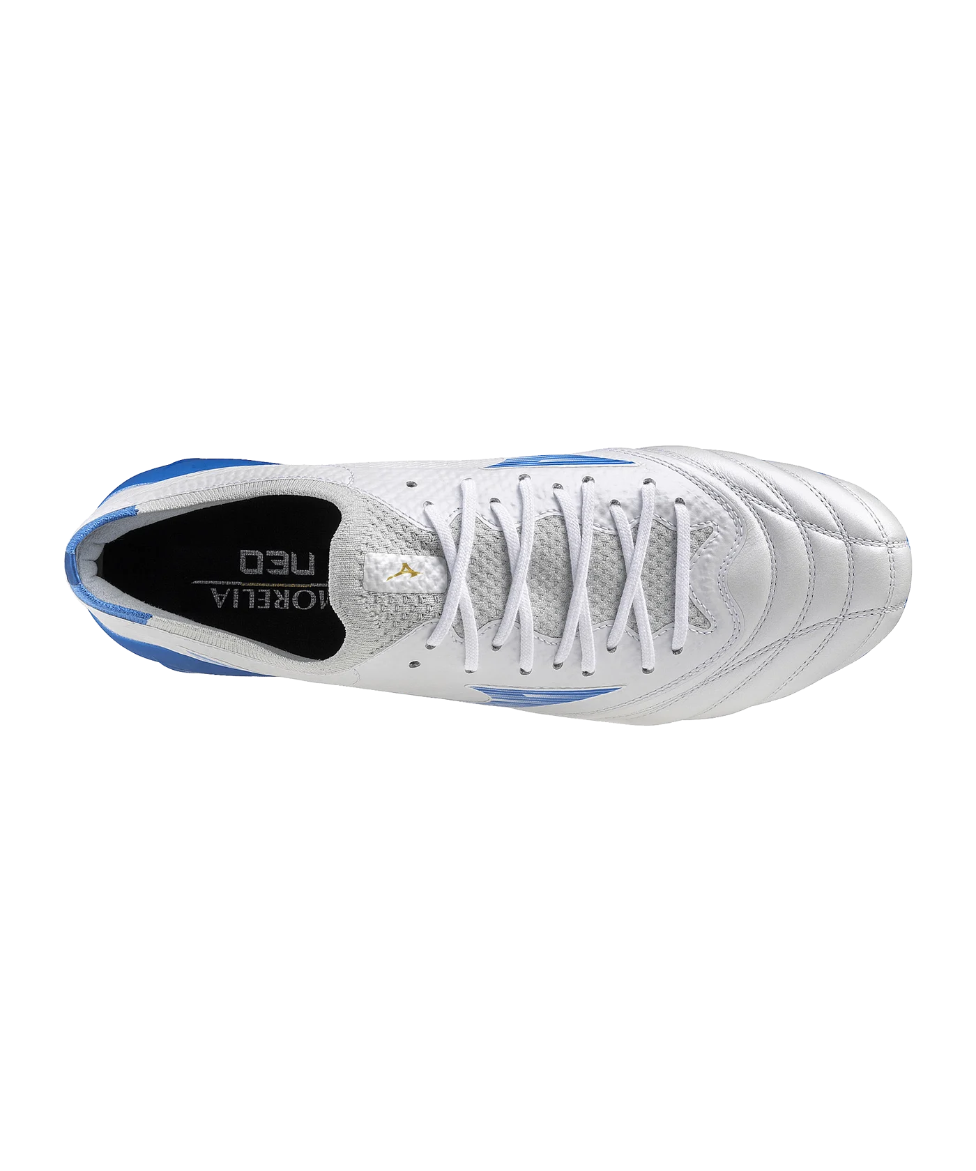 Mizuno Morelia Neo IV Beta Elite FG Mugen Weiss Blau F25