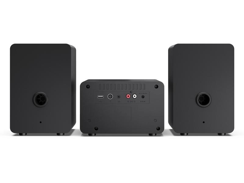 Sharp Micro-HiFi Anlage XL-B520D – Schwarz Hi-Fi-Micro-System mit DAB /FM-Tuner und Bluetooth