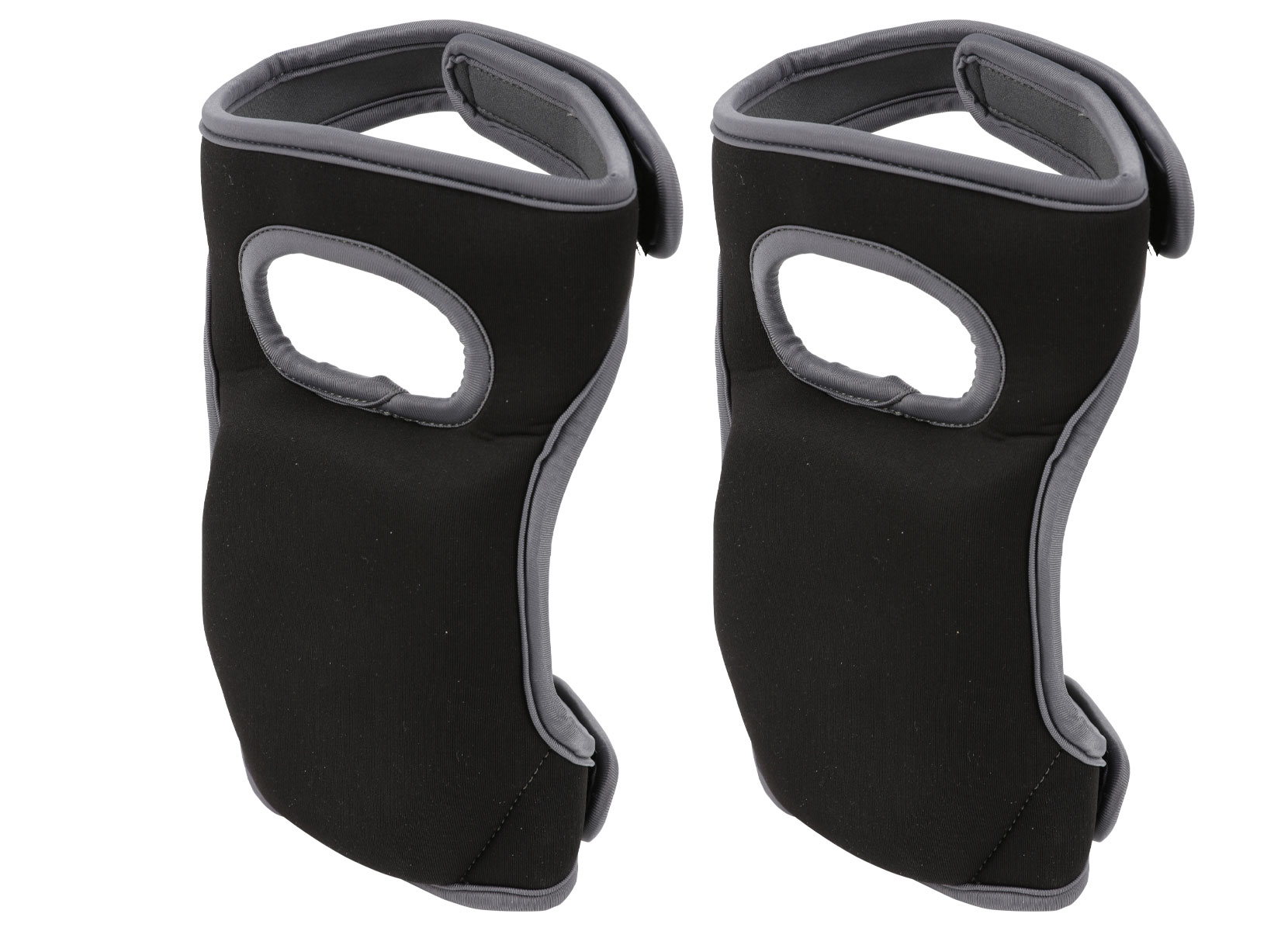 Komfort-Knieschoner 2er-Set Schwarz/Grau