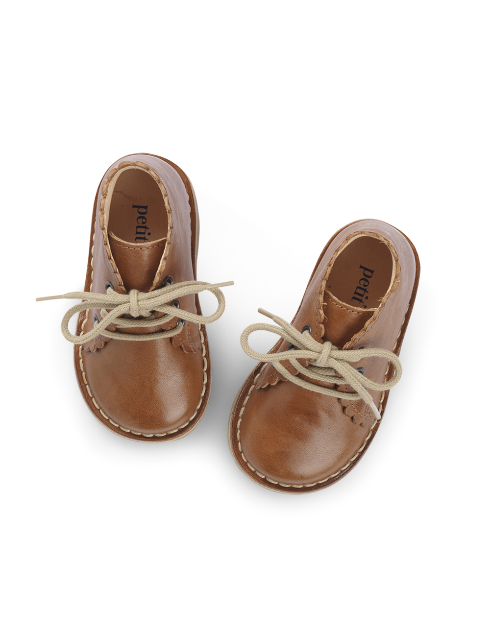 Scallop Boot - Cognac