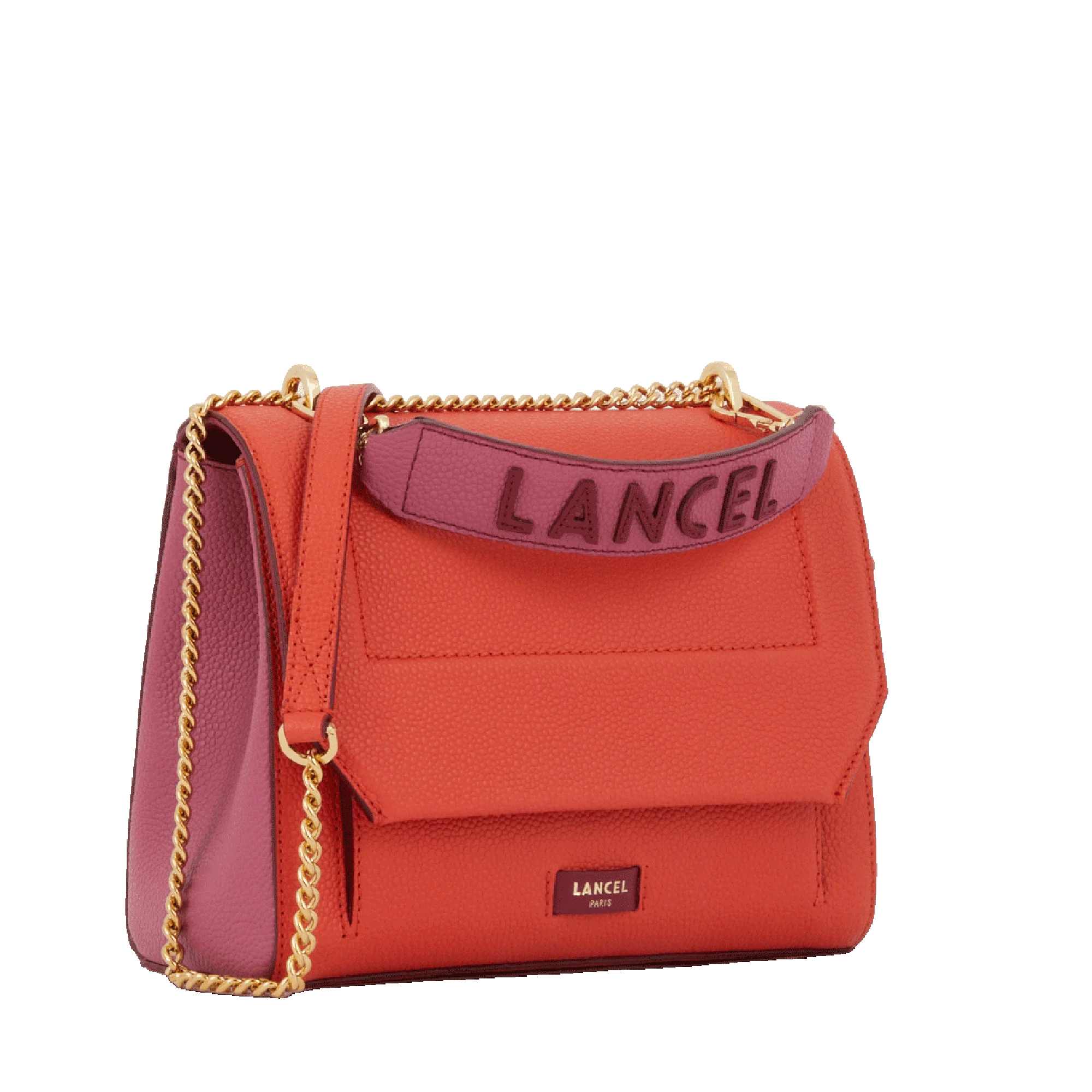 Sac rabat M Ninon de Lancel-MULTICO CERISE