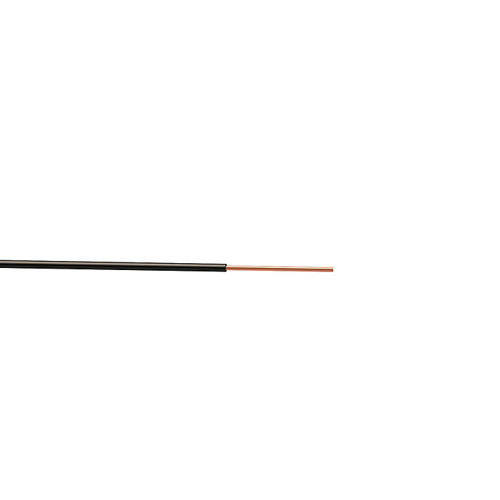 Fil 1,5mm² H07VU noir couronne 100m