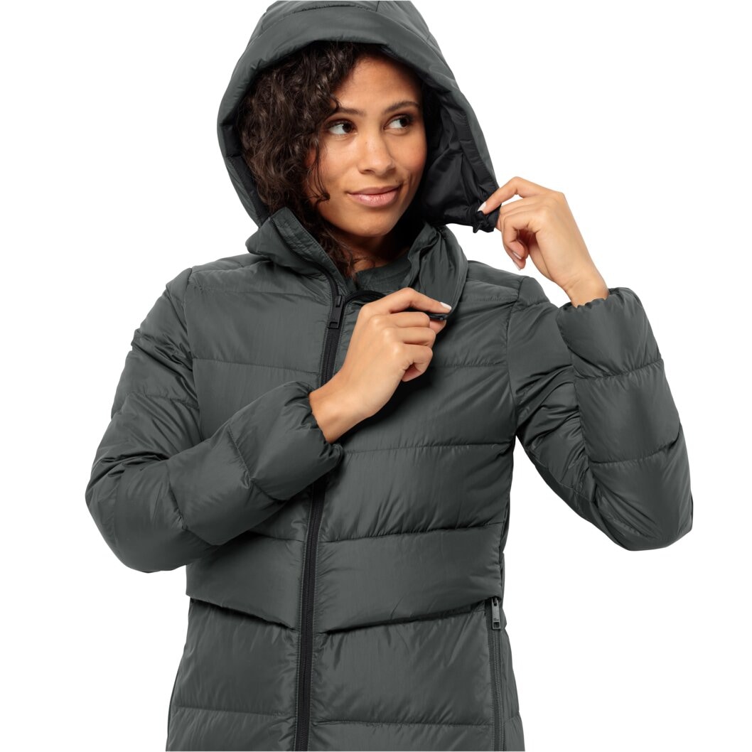 Jack Wolfskin Daunenmantel »LENAUPLATZ«, Wärmend, winddicht, Übergangsjacke