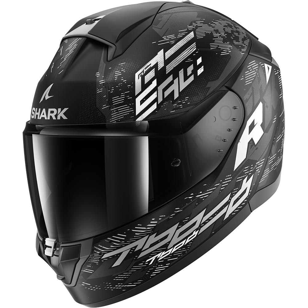 Shark - Casque Ridill 2 Molokai Noir / Argent / Blanc / Mat